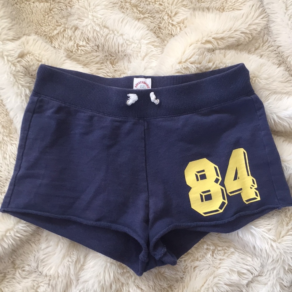 Abercrombie Navy Blue Booty shorts